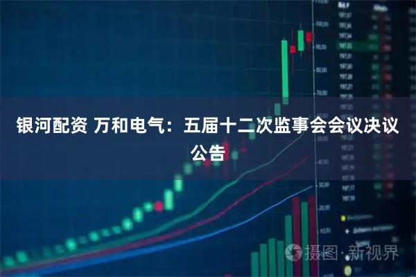 银河配资 万和电气：五届十二次监事会会议决议公告