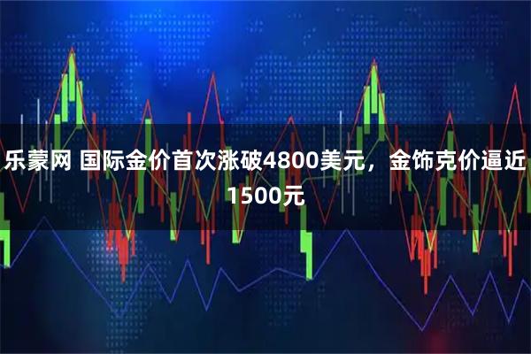 乐蒙网 国际金价首次涨破4800美元，金饰克价逼近1500元